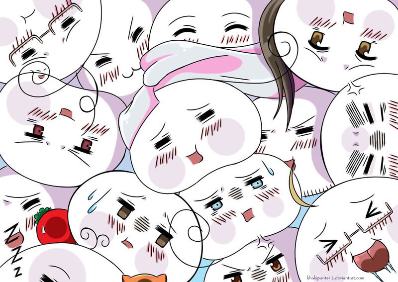 White Round Characters