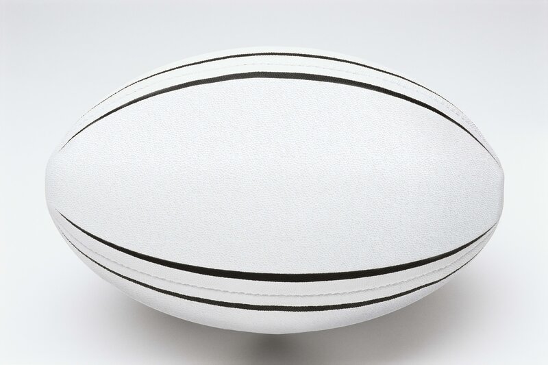 white rugby ball