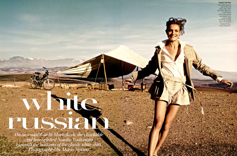 White Russian fashion shoot