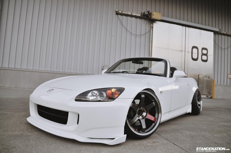 white s2000 convertible
