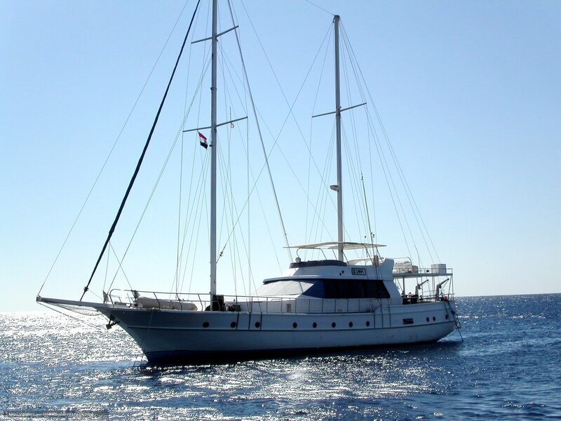 White Sailboat on Sea