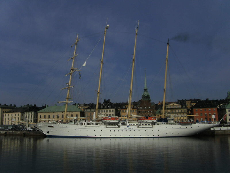 White Sailing Ship
