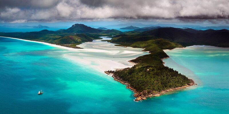 White Sand Beach and Turquoise Water