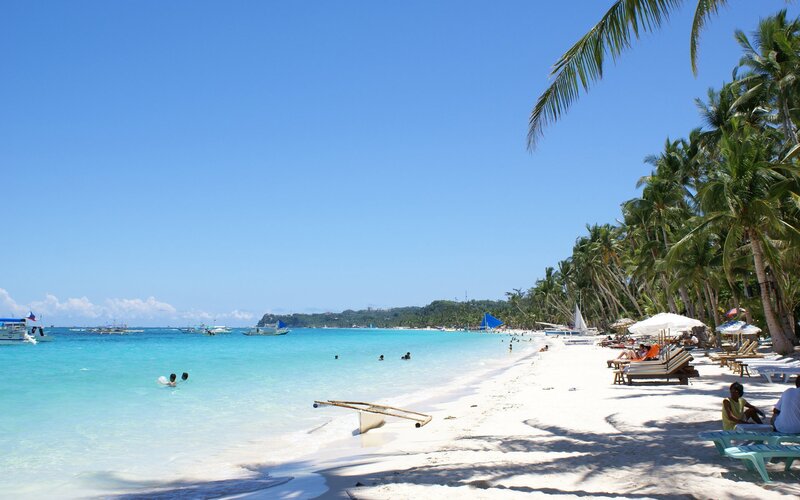 White Sand Beach — Blue, Relaxing