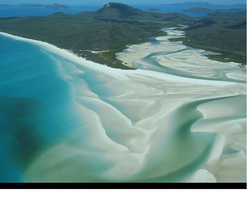 White Sand Beach — Blue, Serene, Afternoon, Photograph, Ocean, Island, River