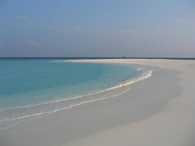 White Sand Beach — Blue, Serene, Afternoon, Photograph, Ocean, Sky