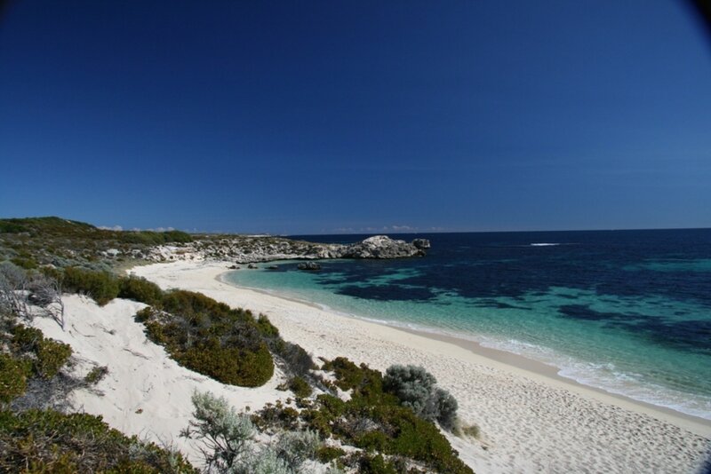 White Sand Beach — Blue, Serene, Afternoon, Photograph