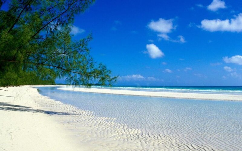 White Sand Beach — Blue