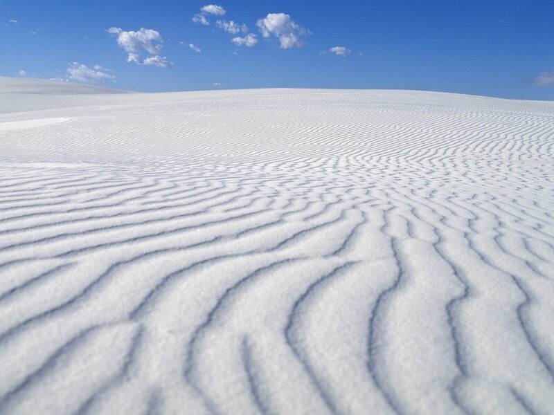 White Sand Dunes — Clouds