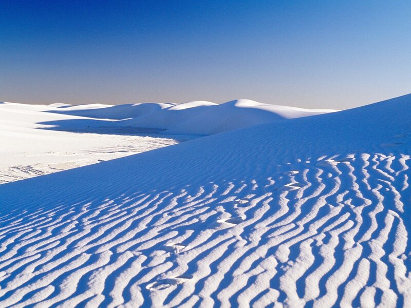 White Sand Dunes — Footprints