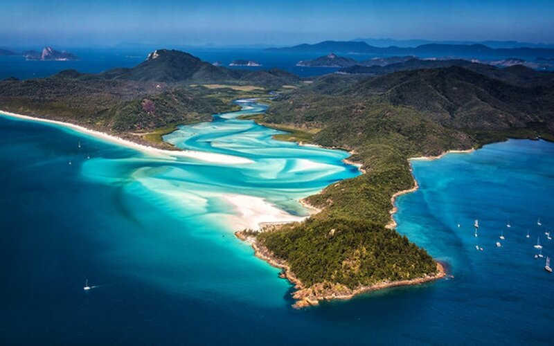 White Sand Island — Blue