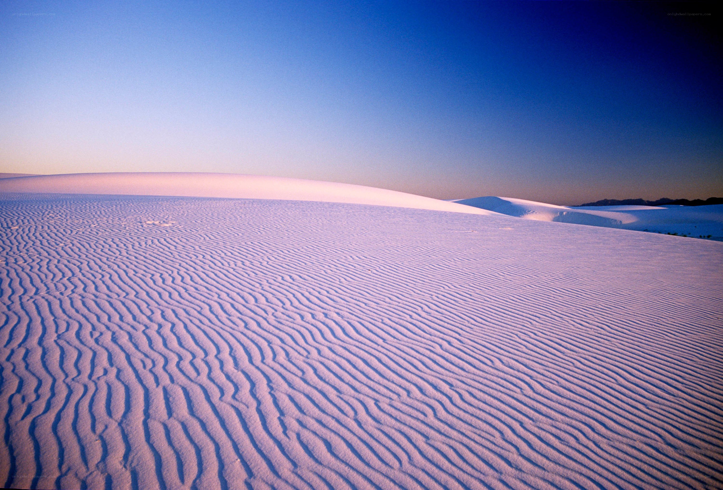 White Sands dunes at dawn