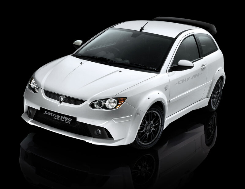 white satra neo car