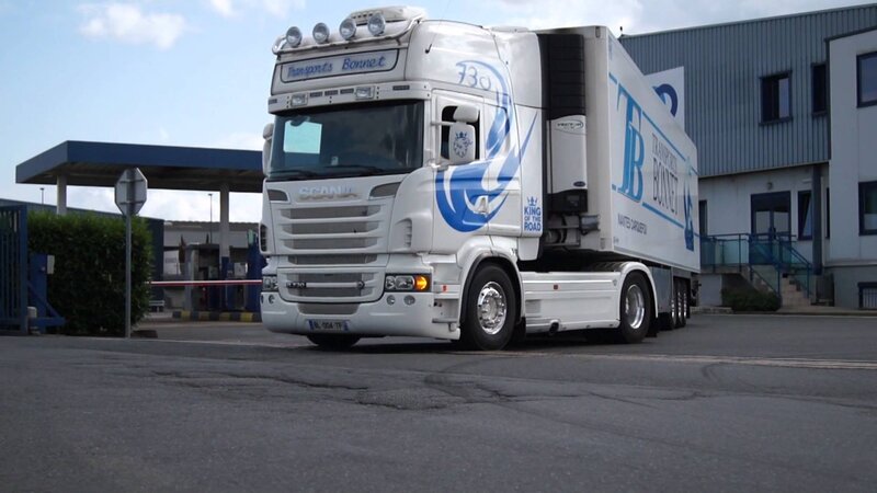 White Scania Truck — Neutral