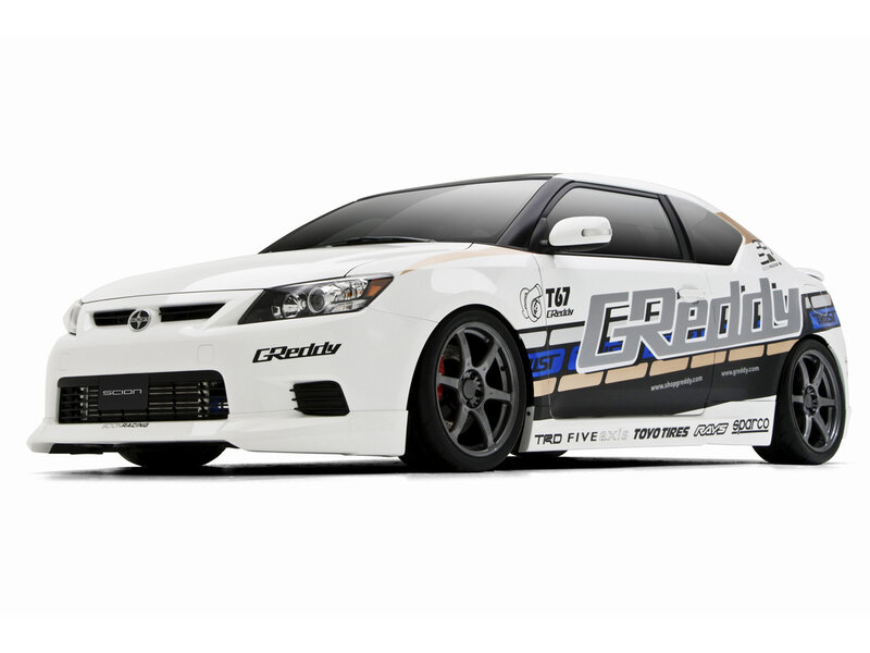 White Scion T67 Race Car