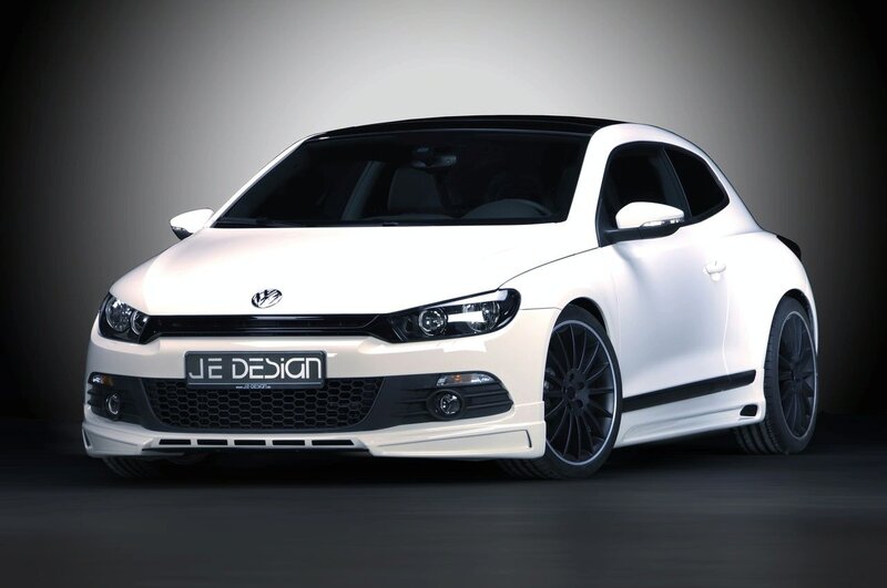 White Scirocco with JE Design kit