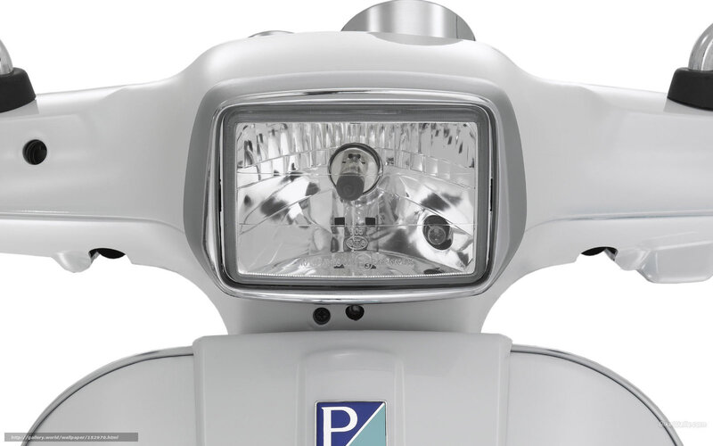 White Scooter Headlight