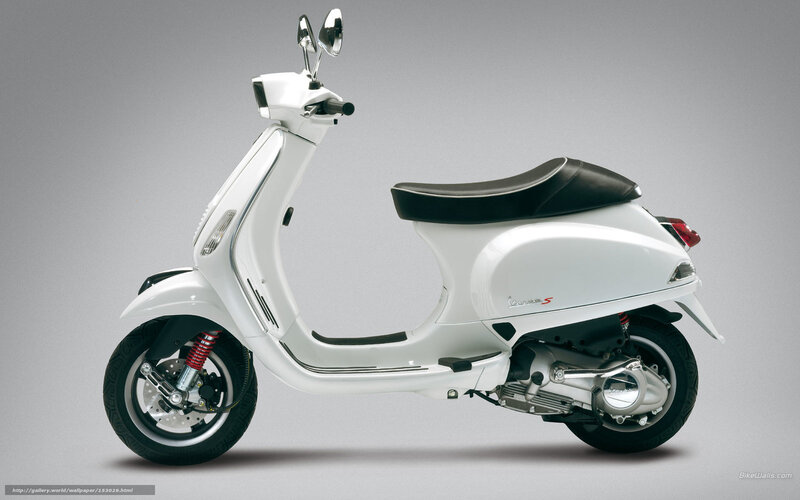 White Scooter — Neutral, Photograph, Seat, Mirrors, Engine