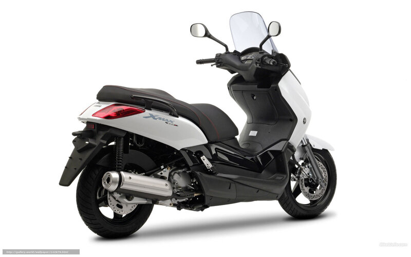 White Scooter — Neutral, Photograph, Seat, Windshield