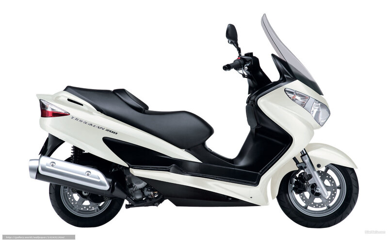 White Scooter — Neutral