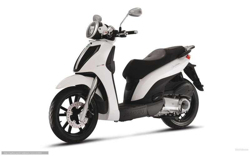 White Scooter
