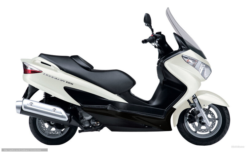 White scooter with black seat
