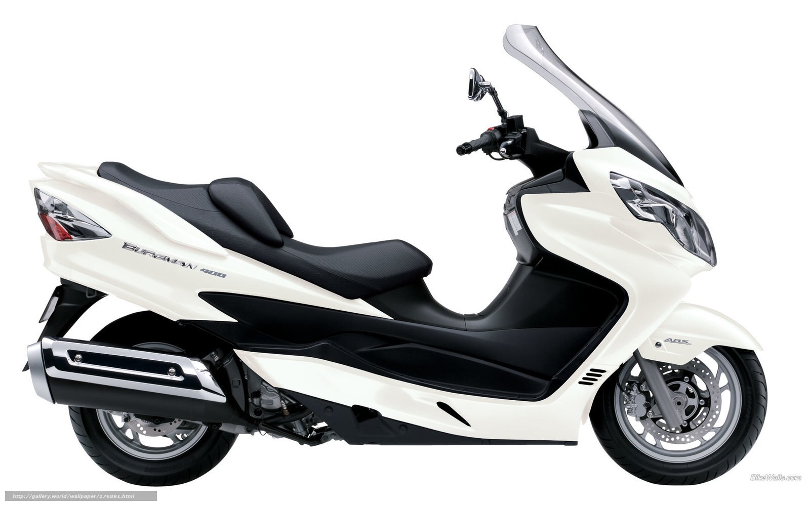 white scooter with black seat