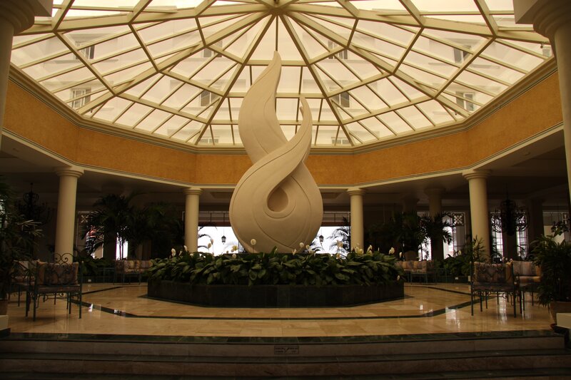 White Sculpture in Atrium