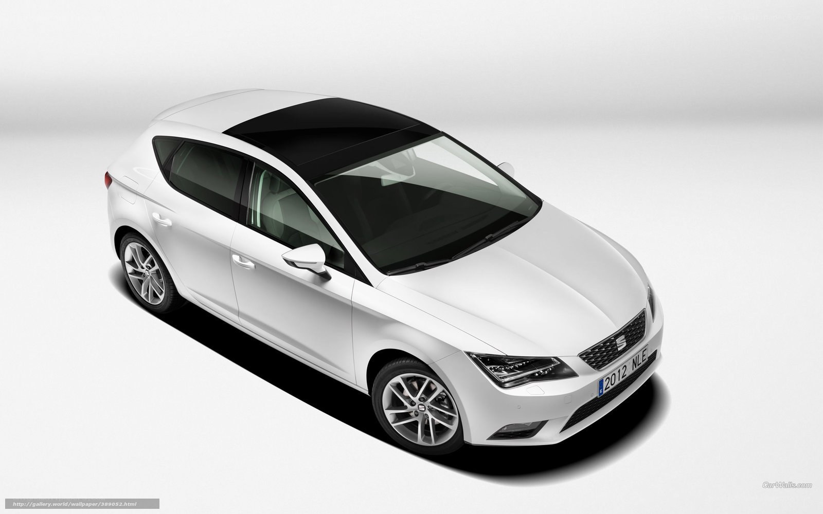 white seat hatchback car