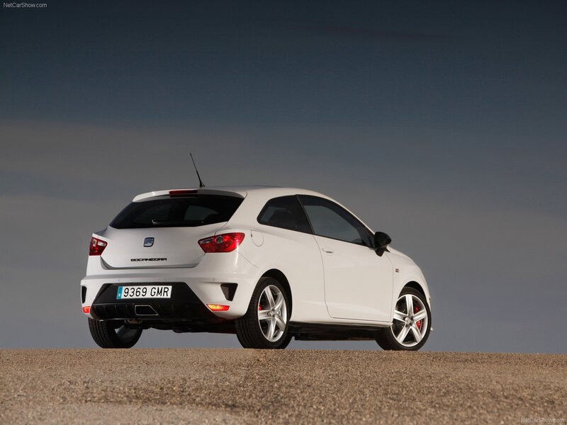 white seat ibiza tdi car
