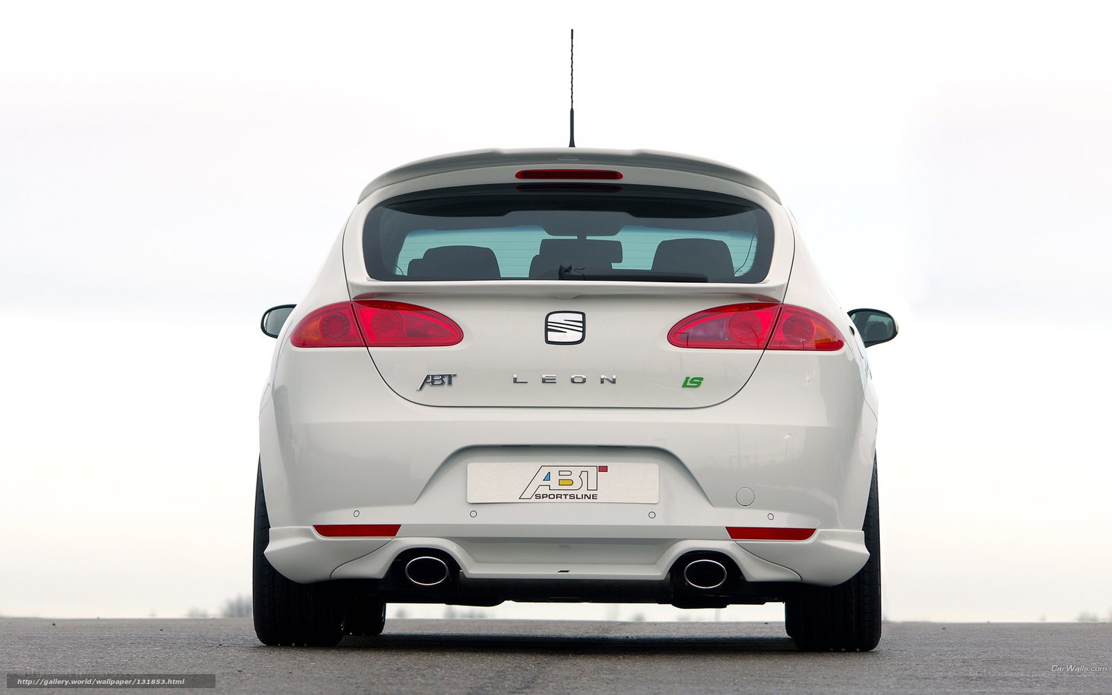 white seat leon abt rear view