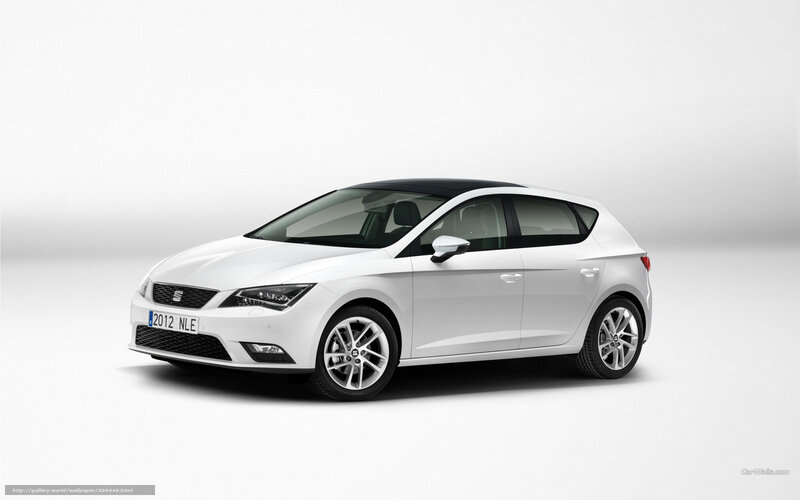 white seat Leon hatchback