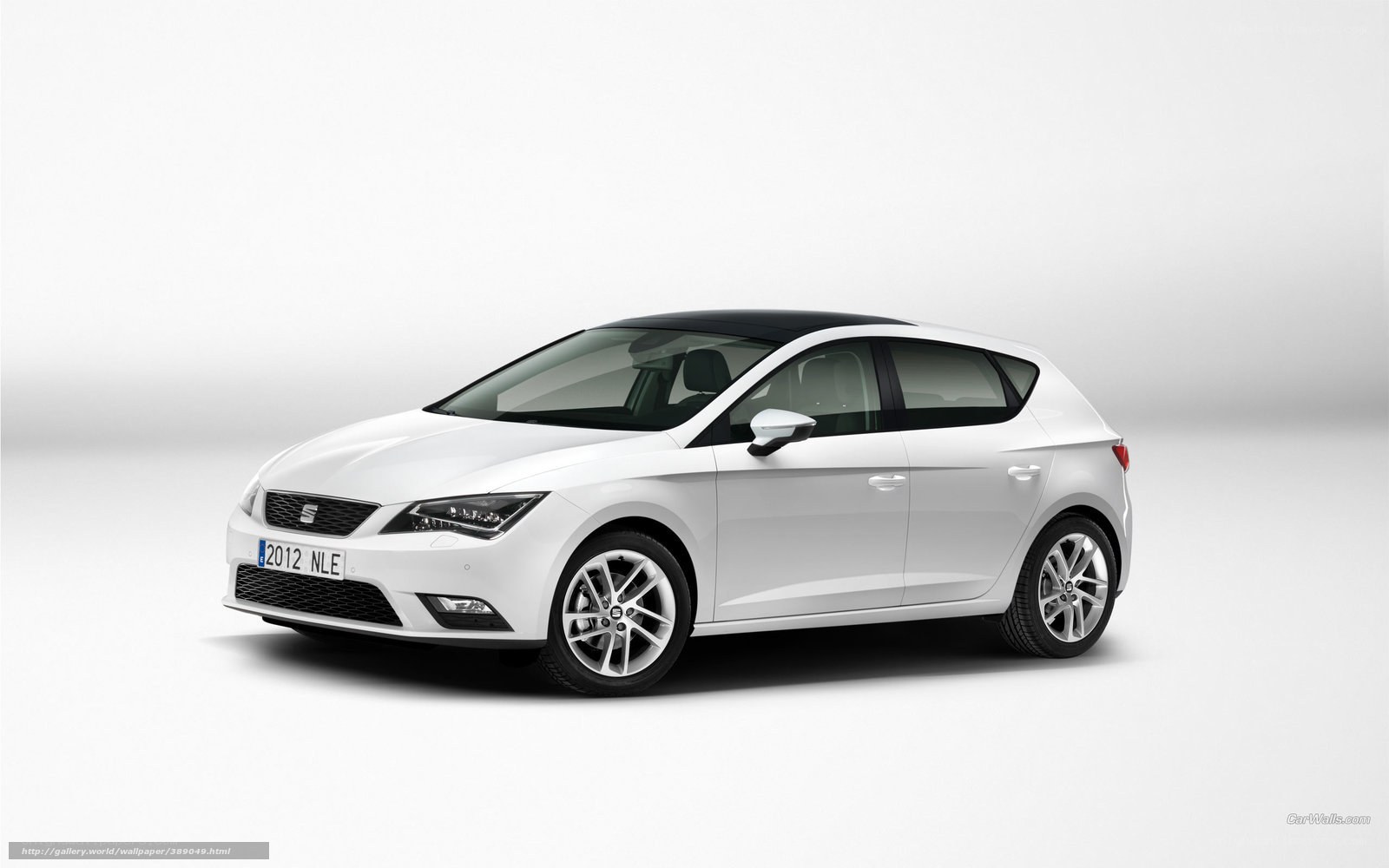 white seat Leon hatchback