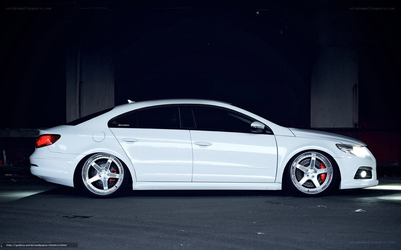 white sedan car