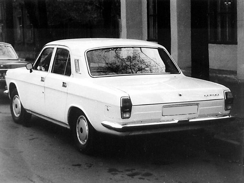 White Sedan Car — Black, Neutral