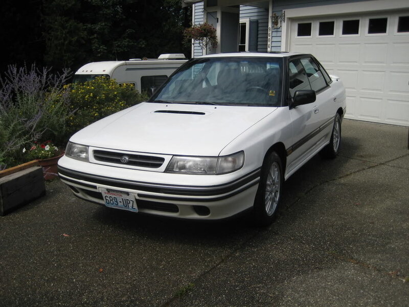 White Sedan Car — Calm, Afternoon
