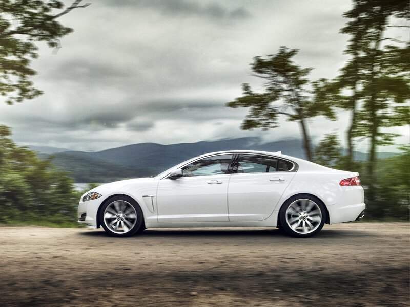 White Sedan Car — Dynamic, Photograph