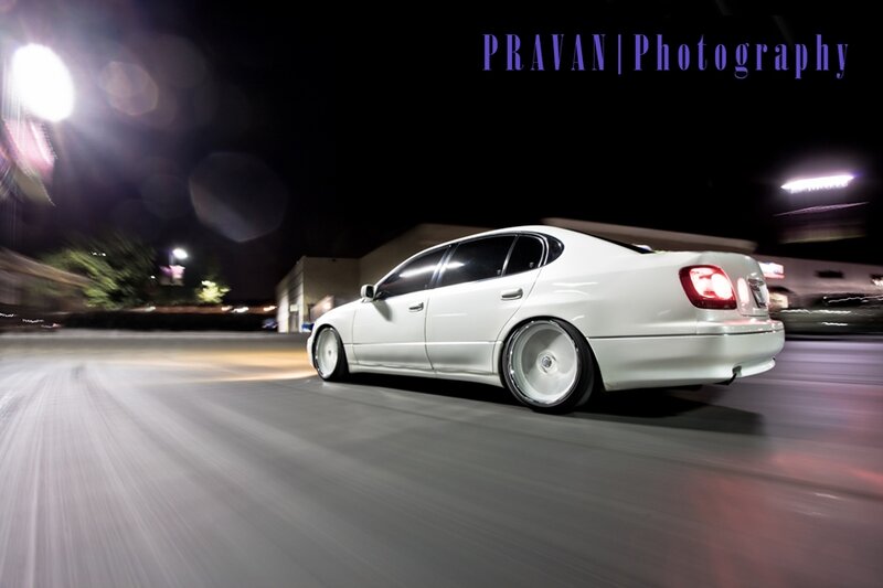 White Sedan Car — Dynamic