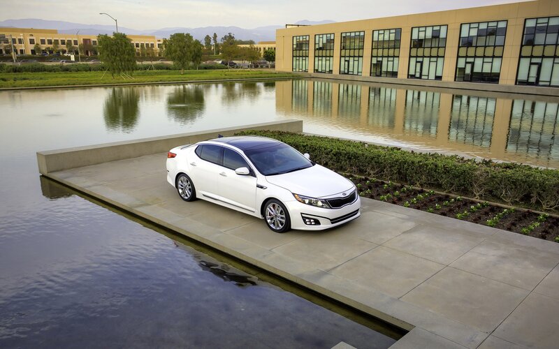 White Sedan Car — Serene, Afternoon