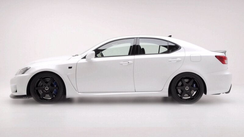 white sedan car side view