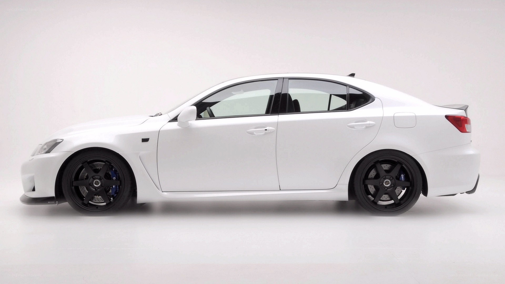white sedan car side view