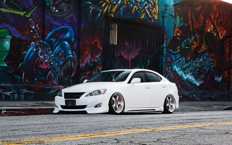 White Sedan Car — Urban, Afternoon