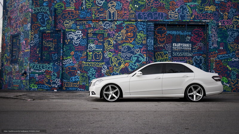 White Sedan Car — Urban, Photograph