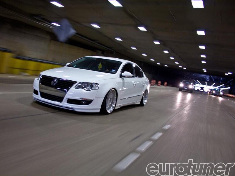 White Sedan in Tunnel