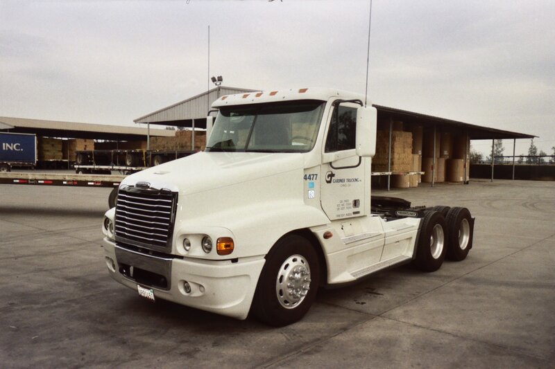 White Semi-truck — Industrial