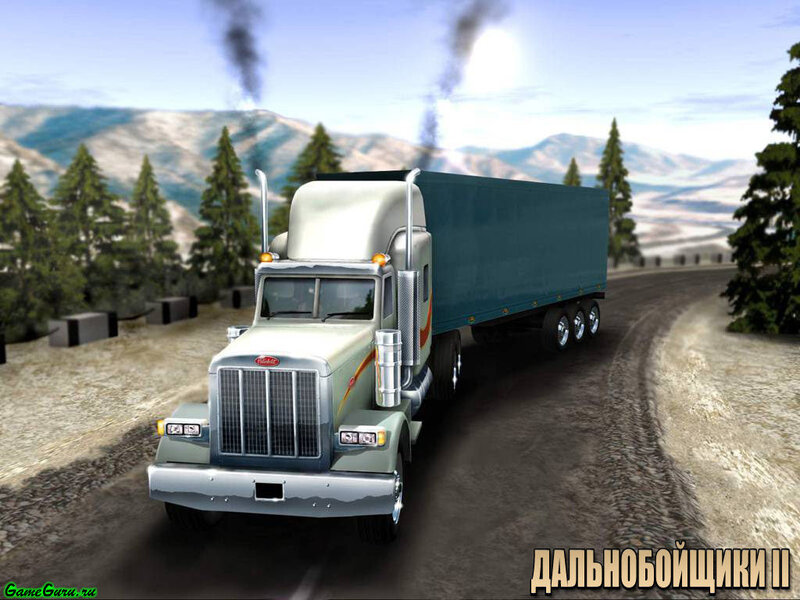 White Semi-truck on Road