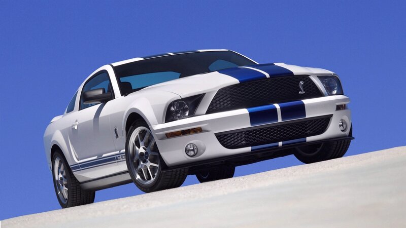 White Shelby GT500 — Dynamic
