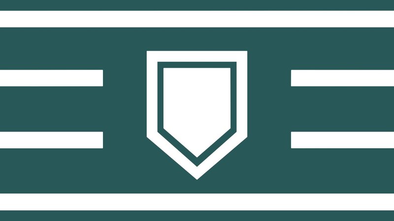White Shield Emblem — Green