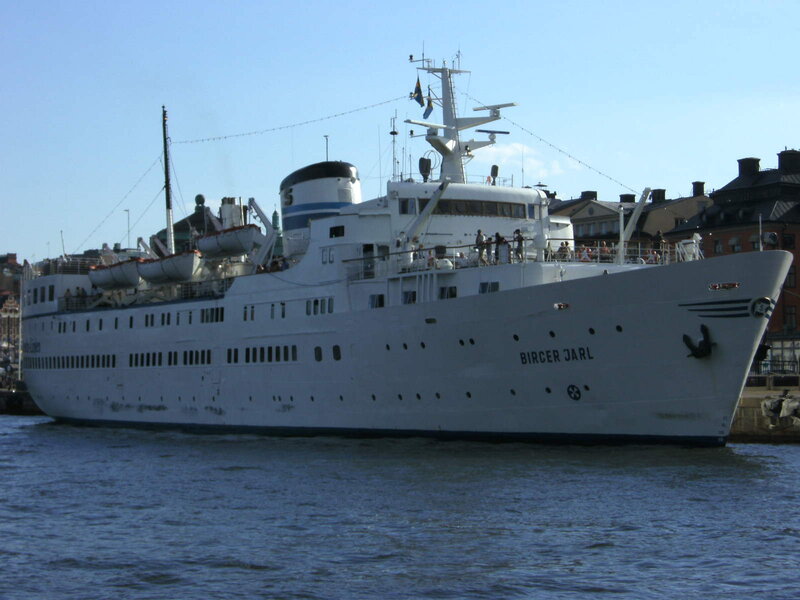 White ship named Birger Jarl