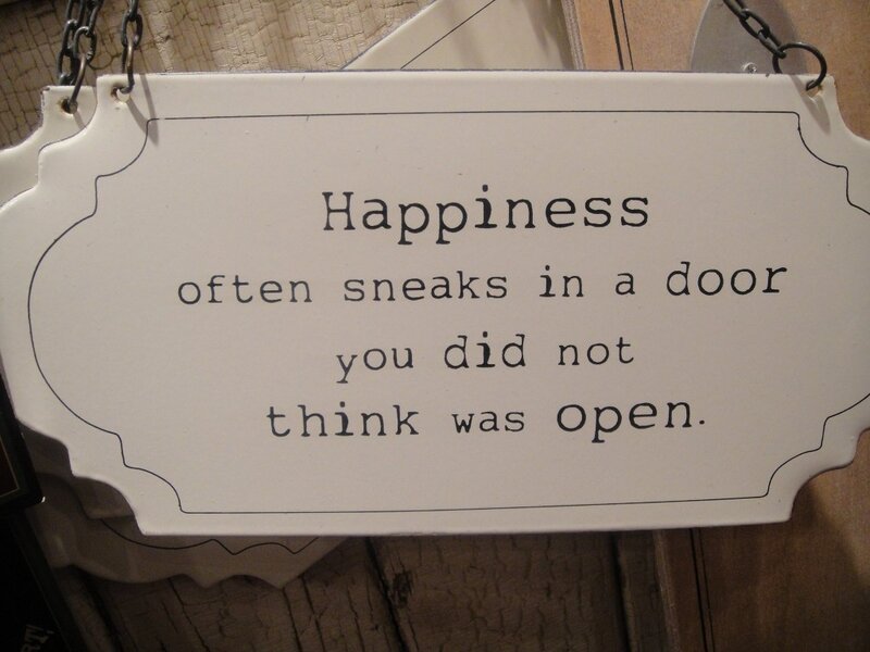 White Sign with Quote